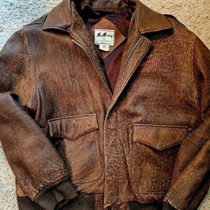 RARE Vintage 1995 Disney Animation Leather Crew Jacket POCAHONTAS - Size LARGE